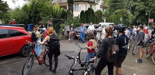 Dritte Radlerdemo gegen Leerstand