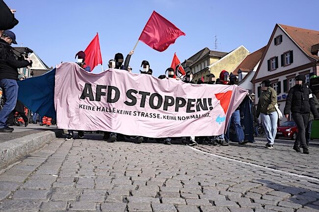 Demo gegen afd