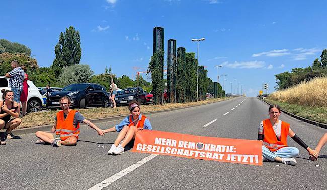 Konstanz Blockade Letzte Generation